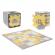 Covoras de joaca puzzle 3d din spuma kinderkraft luno shapes yellow