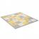 Covoras de joaca puzzle 3d din spuma kinderkraft luno shapes yellow