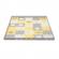 Covoras de joaca puzzle 3d din spuma kinderkraft luno shapes yellow