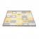 Covoras de joaca puzzle 3d din spuma kinderkraft luno shapes yellow