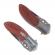 Briceag de vanatoare ideallstore® , 22 cm , otel inoxidabil , maro