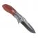 Briceag de vanatoare ideallstore® , 22 cm , otel inoxidabil , maro