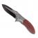 Briceag de vanatoare ideallstore® , 22 cm , otel inoxidabil , maro