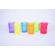 Set de 6 carafe translucide colorate pentru activitati senzoriale