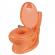 Olita tip wc, cu sunet, portocalie, 28x39x38 cm - dolu