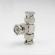 Conector bnctata la 2x bnc tata