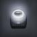 Lampa de veghe cu led si senzor de lumina alba 1 led /1w diametru 8 cm phenom 20275wh
