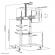 Nm screen tv floor stand mobile 60