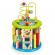 Cub educational din lemn cu jocuri, blocuri si pescuit ecotoys