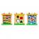 Cub educational din lemn cu tabla ecotoys hm015473
