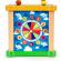Cub educational din lemn cu tabla ecotoys hm015473