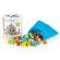 Set educational cu blocuri din lemn 100 piese orasel ecotoys