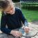 Puzzle labirint - in gradina