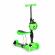 Trotineta 5 in 1 cu sezut si 3 roti cu led ecotoys ym-sw-6 - verde
