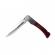 Cutit stainless steel , pentru camping si pescuit, 26 cm​, husa cadou