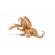 Papo figurina dragon cu doua capete auriu