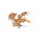 Papo figurina dragon cu doua capete auriu