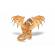 Papo figurina dragon cu doua capete auriu