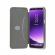 Husa Flip cover magnetic compatibila cu Samsung Galaxy A22 4G/LTE, Visiniu