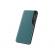 Husa Flip din Piele compatibila cu Samsung Galaxy A10, S-View, Smart Stand, Dark Green
