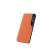 Husa Flip din Piele compatibila cu Samsung Galaxy A21s S-View, Smart Stand, Orange