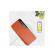 Husa Flip din Piele compatibila cu Samsung Galaxy A21s S-View, Smart Stand, Orange