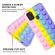 Husa de protectie POP IT compatibila cu Samsung Galaxy A21s , Multicolor