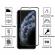 Folie protectie Premium compatibil cu iPhone 12 Pro 6.1 inch, Full Cover Black 6D, Sticla securizata, Transparent Negru
