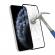 Folie protectie Premium compatibil cu iPhone 12 Pro Max ( 6.7 inch ), Full Cover Black 6D, Sticla securizata, Transparent Negru