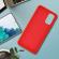 Husa Liquid soft touch compatibila cu Samsung Galaxy S20 FE, Lady in Red, ALC