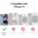 Folie protectie Privacy Premium compatibila cu iPhone 14, Full Cover Black, Full Glue, Sticla securizata