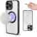 Husa MagSure Negru, compatibil cu IPhone 11 Pro Max