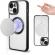 Husa MagSure Negru, compatibil cu IPhone 12