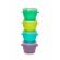Set 4 recipiente silicon snap&go, melii, 118 ml
