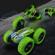 Masina sport de curse, verde, cu telecomanda, 4 roti