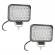 Set 2 proiectoare auto led, 198w/set, 12/24v, 33led, 6000k