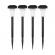 Set 4 lampi de gradina, incarcare solara, alb cald