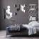 SET Oglinzi Decorative Acrilice Design Hexagon Silver -Luxury Home 24 bucati/set