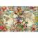 Puzzle 3000 piese ravensburger - harta lumii cu fauna si flora