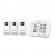 Set termometru si higrometru digital cu 3 transmitatoare wireless externe airbi trio bi1030