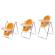 Scaun de masa appekids sky orange