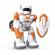 Robot interactiv defender cu lumini, sunete si rotire 360 grade toi-toys tt30656a portocaliu