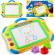 Tabla magnetica pentru desenat cu accesorii incluse ricokids 772101 - galben