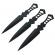 Set trei cutite de aruncat, anarchy way si 3 cutite de aruncat ballistic blades, ideallstore®,otel inoxidabil