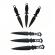 Set trei cutite de aruncat anarchy way si trei cutite de aruncat, black fury,  ideallstore®, teaca inclusa