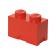 Cutie depozitare LEGO, Brick 2, rosu