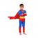 Costum superman cu muschi, ideallstore®, 5-7 ani , albastru , halloween