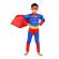 Costum superman cu muschi, ideallstore®, 5-7 ani , albastru , halloween