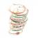 Set creativ djeco de confectionat bratari cu margele