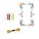 Set creativ djeco de confectionat bratari cu margele